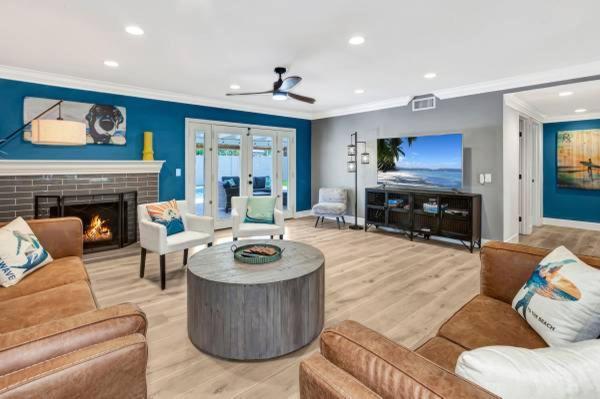Huntington Beach, Ac, Pool, Hot Tub, Detached Office, Close To Beach, Outside Entertaining Area Esterno foto