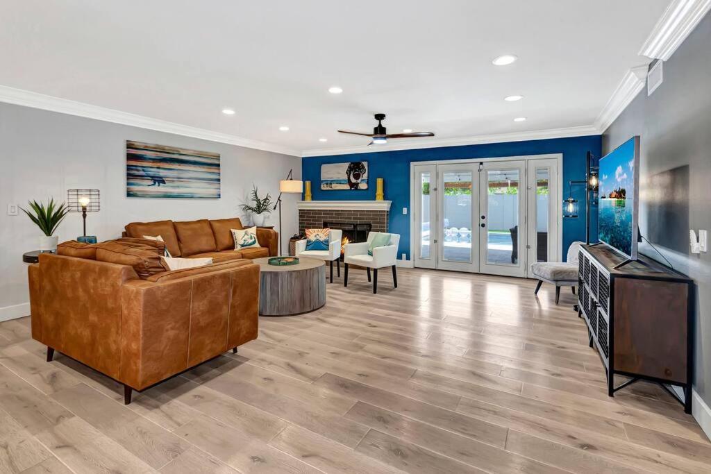 Huntington Beach, Ac, Pool, Hot Tub, Detached Office, Close To Beach, Outside Entertaining Area Esterno foto