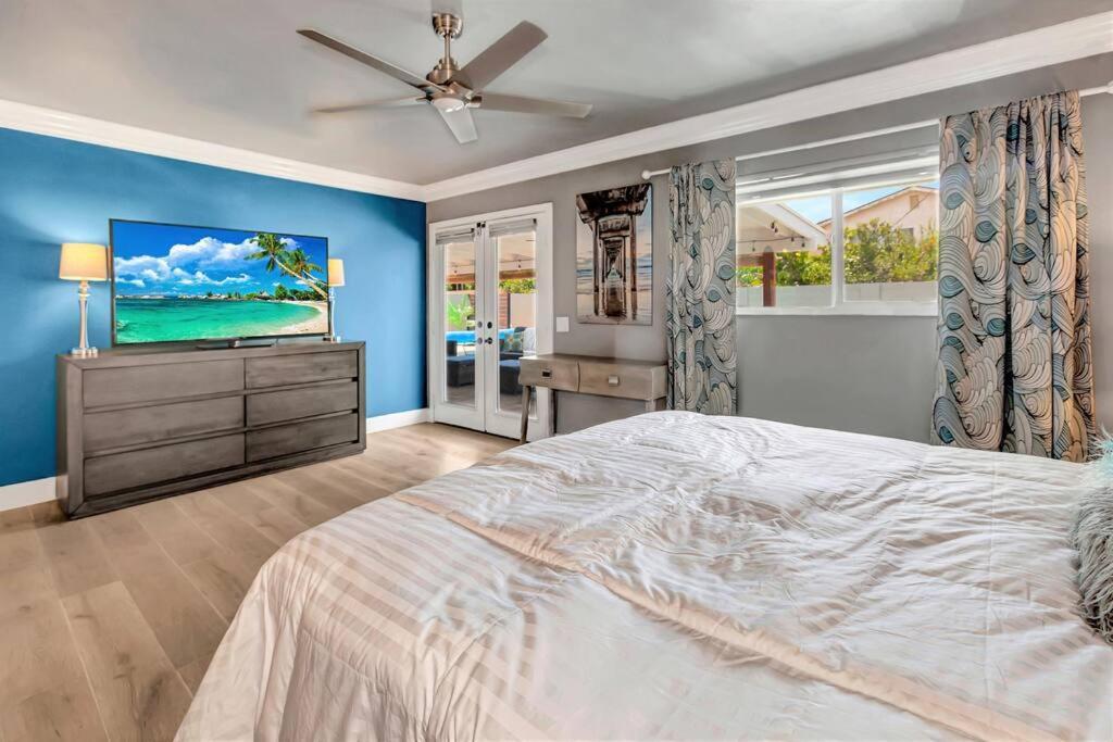 Huntington Beach, Ac, Pool, Hot Tub, Detached Office, Close To Beach, Outside Entertaining Area Esterno foto