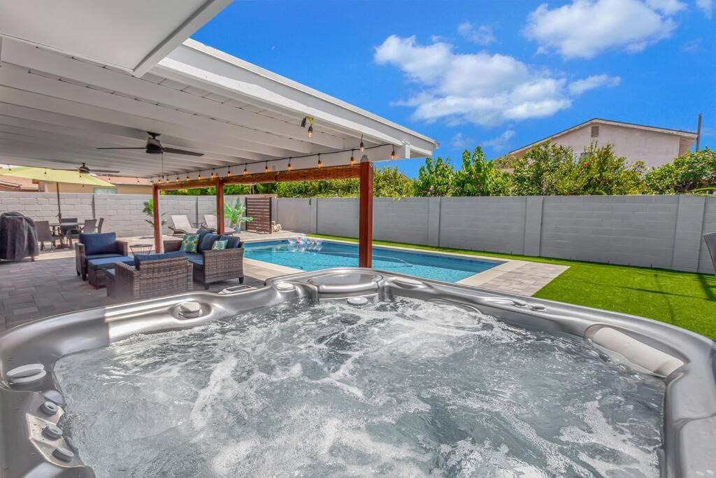 Huntington Beach, Ac, Pool, Hot Tub, Detached Office, Close To Beach, Outside Entertaining Area Esterno foto